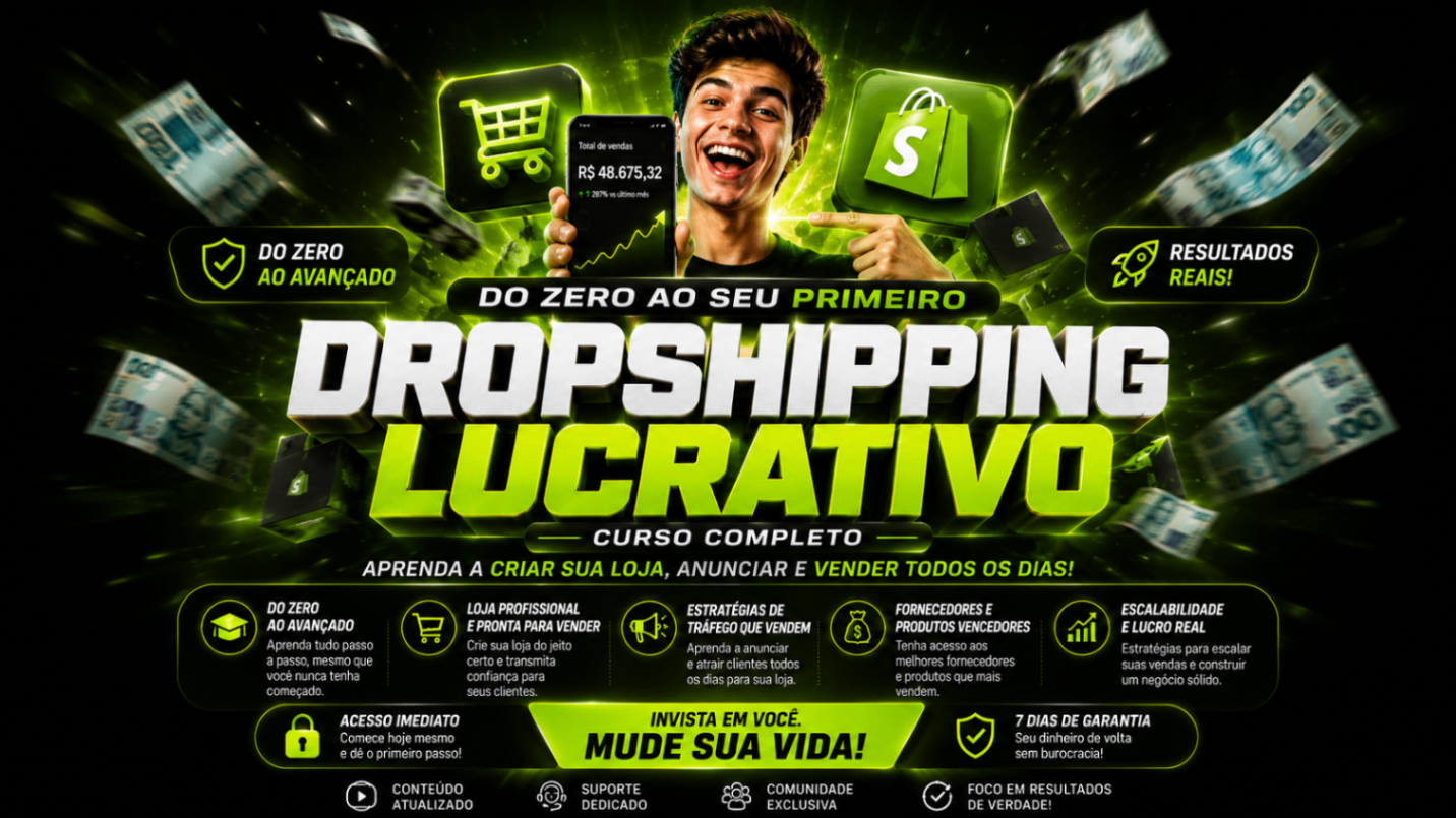 Curso de Dropshipping - Vendendo pela internet